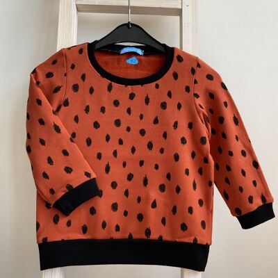 Brown dots sweater