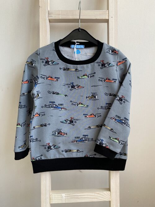 Race car sweater