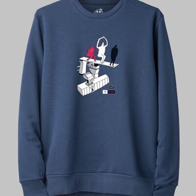 ANTISIMP x Psykiatrifonden - Hver 3. - Crewneck - NavyBlue -