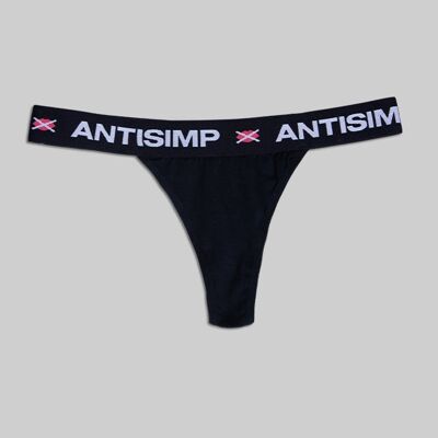 ANTISIMP WOMEN'S UNDERWEAR (Sort G-streng)