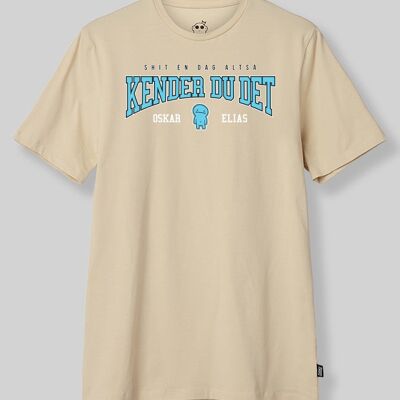 Kender Du Det - BOT College - T-shirt - - Beige