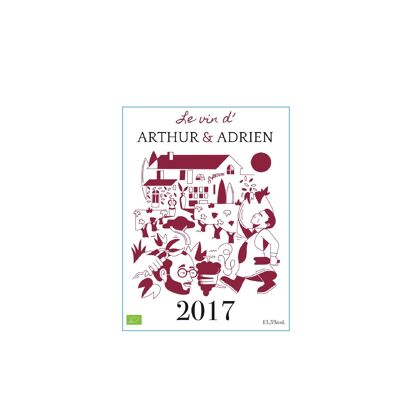 Le Vin d'Arthur & Adrien - AOP Limoux Rouge Bio - 2017