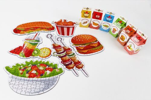 The Food Truck Puzzle Display - 24 pcs