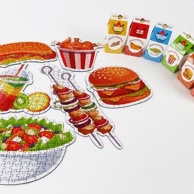 El Food Truck Puzzle Display - 24 piezas