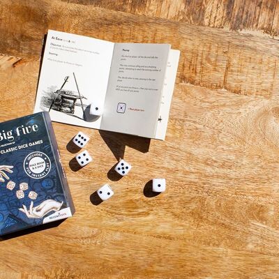 The Big Five - Dados (expositor de 8 piezas)
