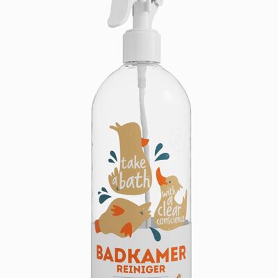 Badkamerreiniger fles leeg