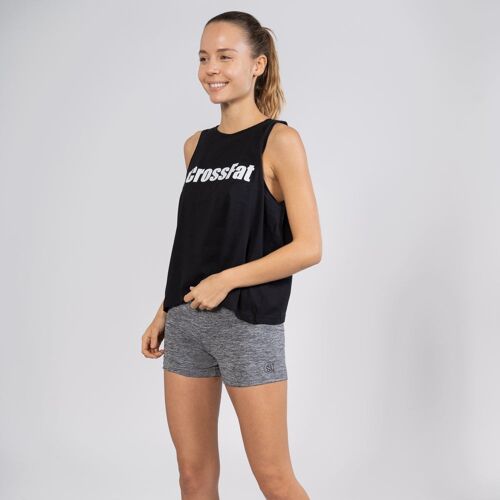 TANK TOP FEMME - CROSSFAT - Noir