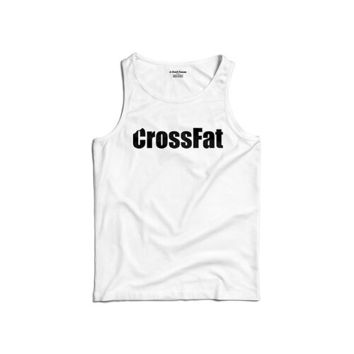 TANK TOP FEMME - CROSSFAT - Blanc