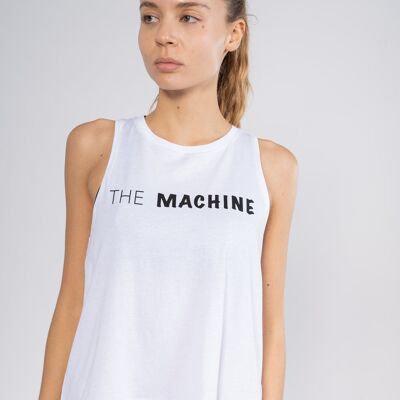 TANK TOP - THE MACHINE - Blanc