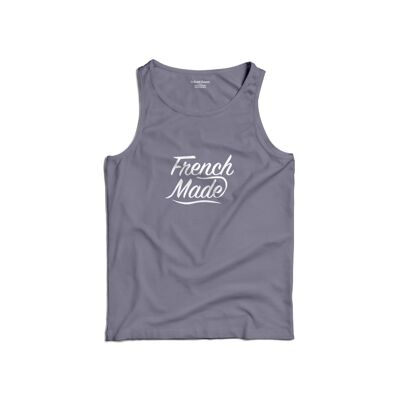 TANK TOP - FRENCH'MADE - Matte Gray