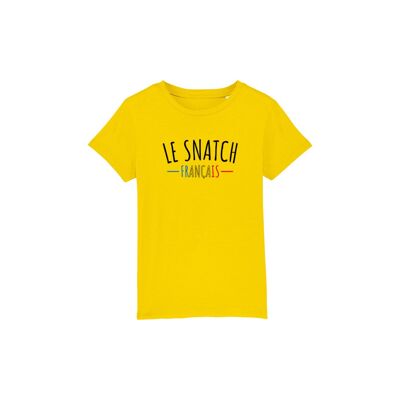KIDS T-SHIRT - THE FRENCH SNATCH - Yellow