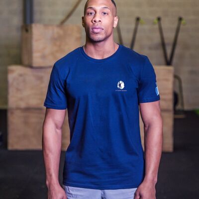 MEN'S T-SHIRT - WOD ON FIRE - FIREFIGHTER - Navy