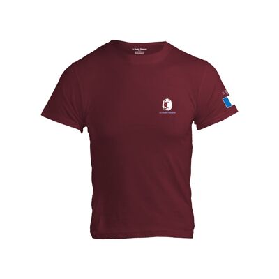 MEN'S T-SHIRT - WOD ON FIRE - FIREFIGHTER - Burgundy