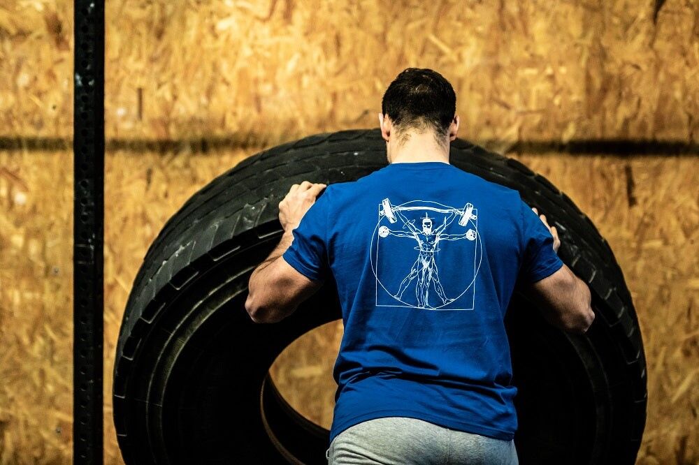 T-SHIRT UOMO - VITRUVE - Blu Mare