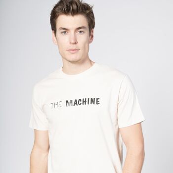T-SHIRT HOMME - THE MACHINE - Natural Raw 1
