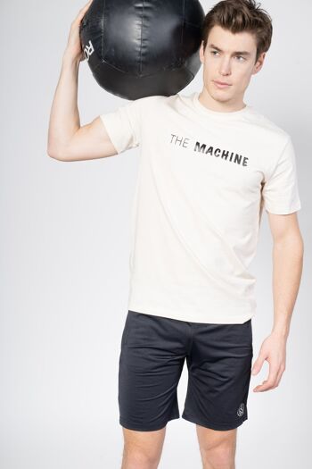 T-SHIRT HOMME - THE MACHINE - Natural Raw 2
