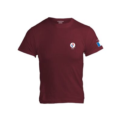 HERREN T-SHIRT - SUICIDE SQUAT - Burgund