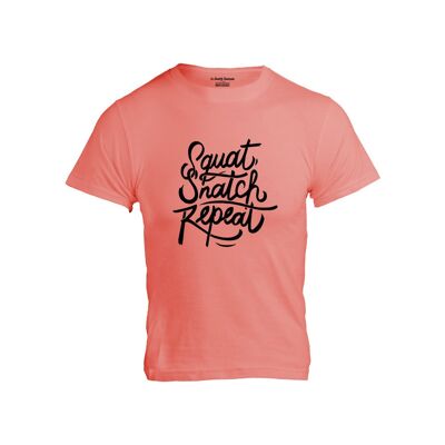 CAMISETA HOMBRE - SQUAT SNATCH REPEAT - Sunset