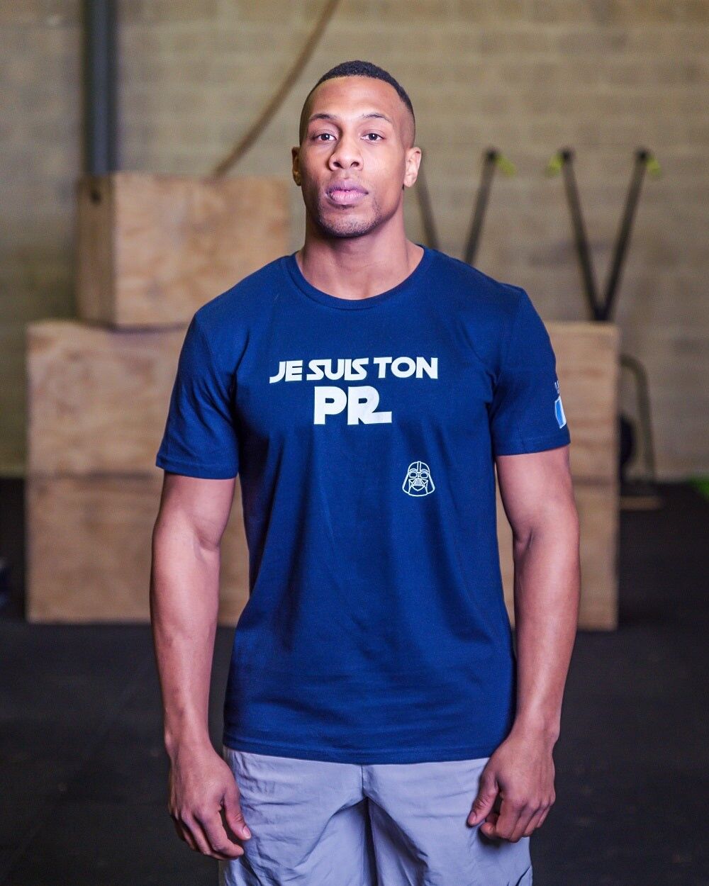 HERREN T-SHIRT - I AM YOUR PR - Navy