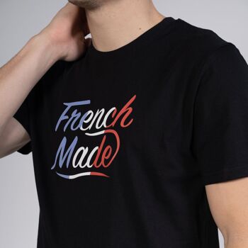 T-SHIRT HOMME - FRENCH'MADE - Noir 1