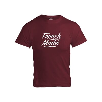 T-SHIRT UOMO - MADE IN FRANCESE - Bordeaux