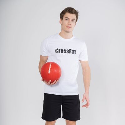 T-SHIRT HOMME - CROSSFAT - Blanc