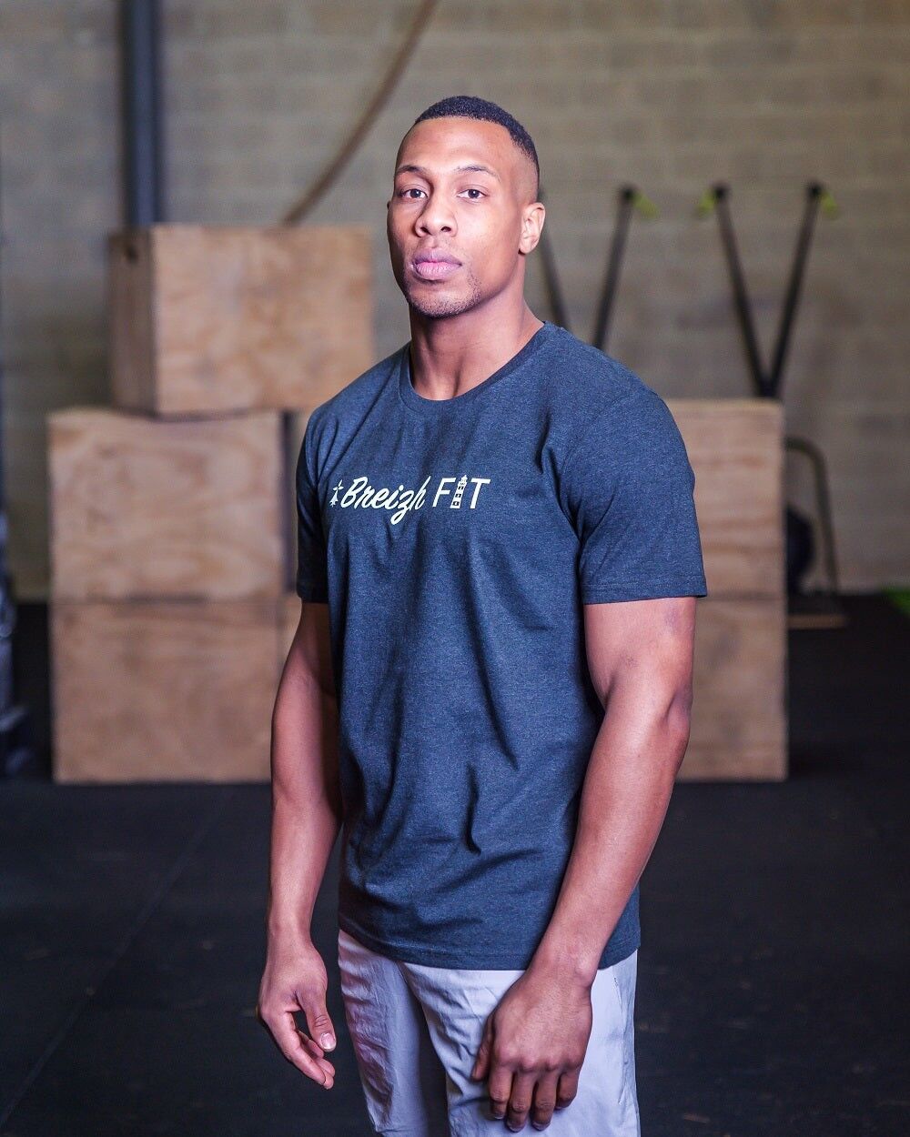 T-SHIRT FÜR HERREN - BREIZH'FIT - Marineblau