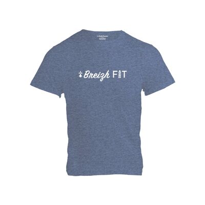 MEN'S T-SHIRT - BREIZH'FIT - Heather Blue