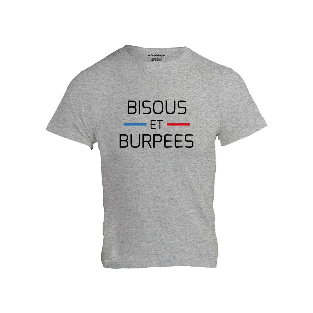 T-SHIRT UOMO - BACI E BURPEES - Heather Grey