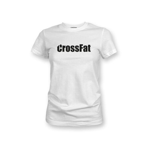 T-SHIRT FEMME - CROSSFAT - Blanc