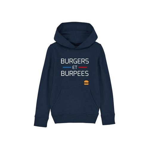 SWEATSHIRT KIDS - BURGERS ET BURPEES - Mauve Chiné