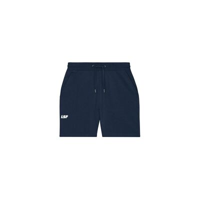 SHORT HOMME COTON BIO - LSF BLANC - Navy