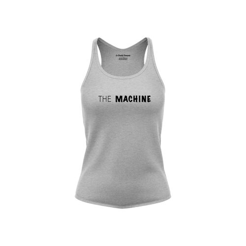 DÉBARDEUR FEMME - THE MACHINE - Gris Chiné