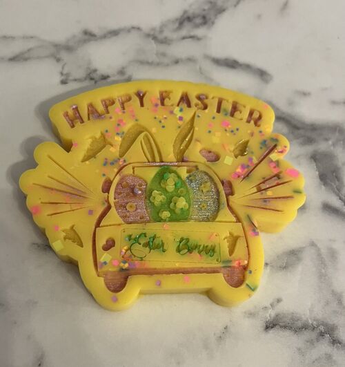 Easter bunny car wax melt