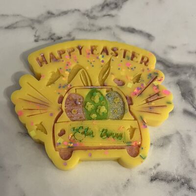 Easter bunny car wax melt