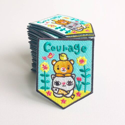 Courage Iron On Patch