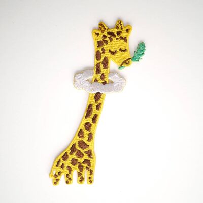 Giraffe in the Cloud Iron On Patch