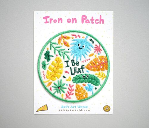I Be Leaf Iron On Patch