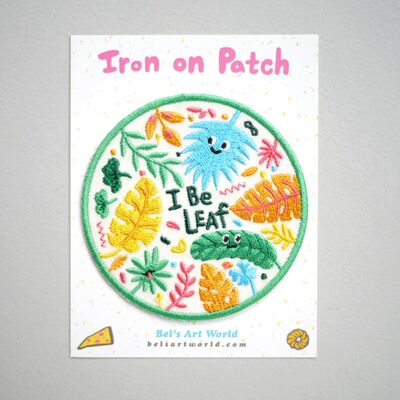 I Be Leaf Iron On Patch