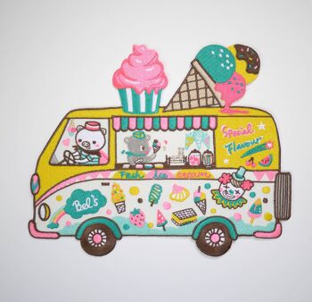 Ice Cream Van XXL Écusson dorsal