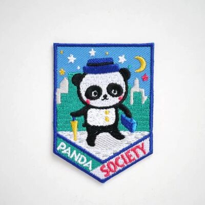 Panda Society Bügelbild