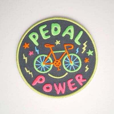 Pedal Power Iron On Patch