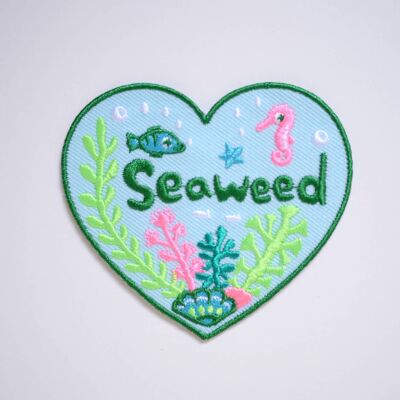 Parche termoadhesivo con corazón de algas