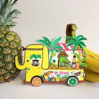Tropical fruits truck XXL Back Patch