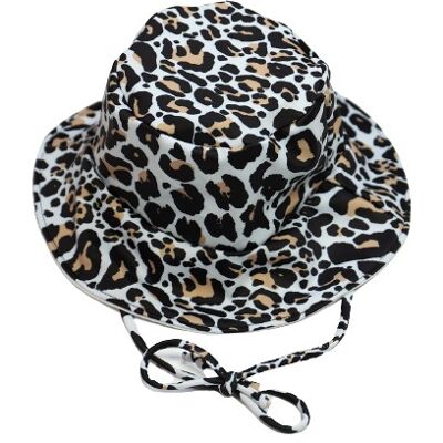 BUCKET HAT mini (animal print black)