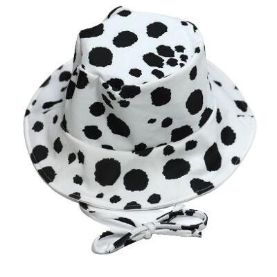 BUCKET HAT mini (animal print white)