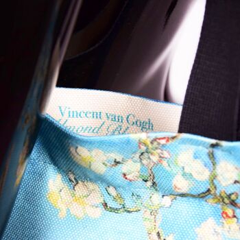 TOTE BAG VINCENT VAN GOGH "ALMOND BLOSSOM" 40x40 cm (plus 10 cm de bas) 3