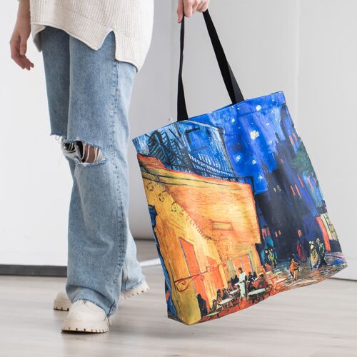 TOTE BAG VINCENT VAN GOGH "CAFE TERRACE AT NIGHT"