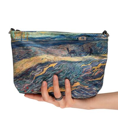 COSMETIC BAG VINCENT VAN GOGH "FIELD WITH PLOWING FARMERS"