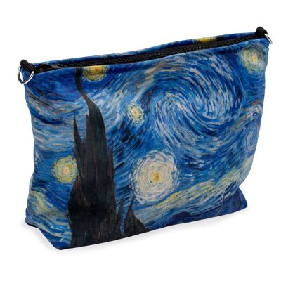 KOSMETIKTASCHE MITTEL VINCENT VAN GOGH "STERNENNACHT"27 x 18 cm